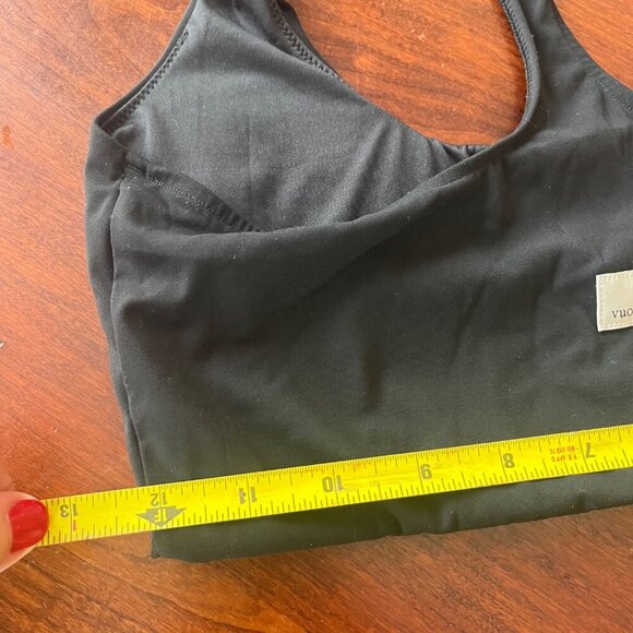 Vuori Womens Black Racerback Sports Bra-  XS‎ / S - Picture 3 of 5